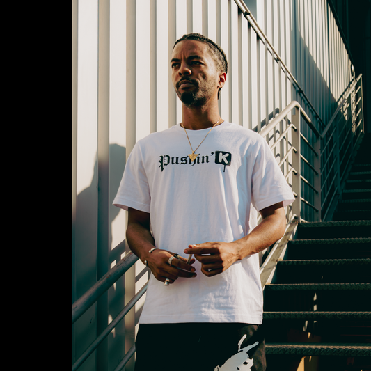 T-shirt "Pushin' K" Blanc