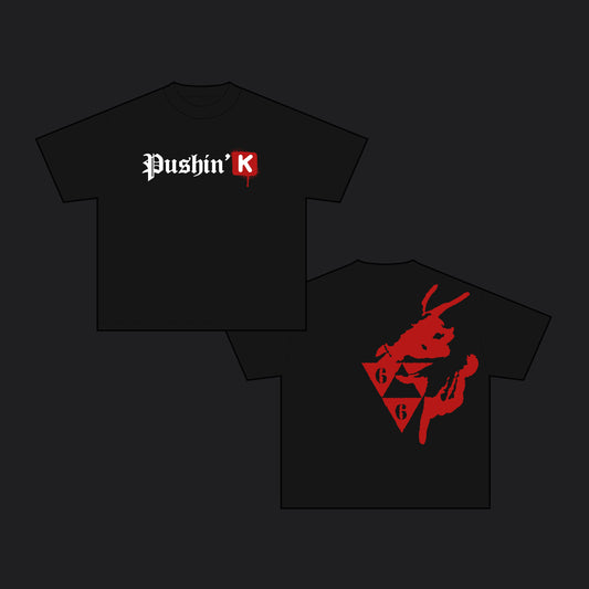 T-shirt "Pushin' K" Noir