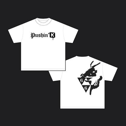 T-shirt "Pushin' K" Blanc