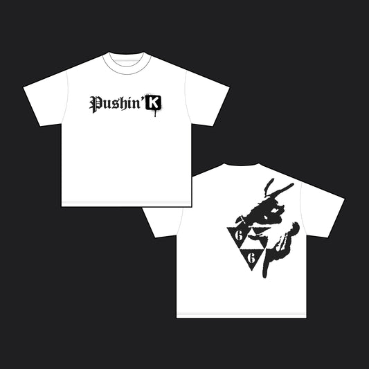 T-shirt "Pushin' K" Blanc